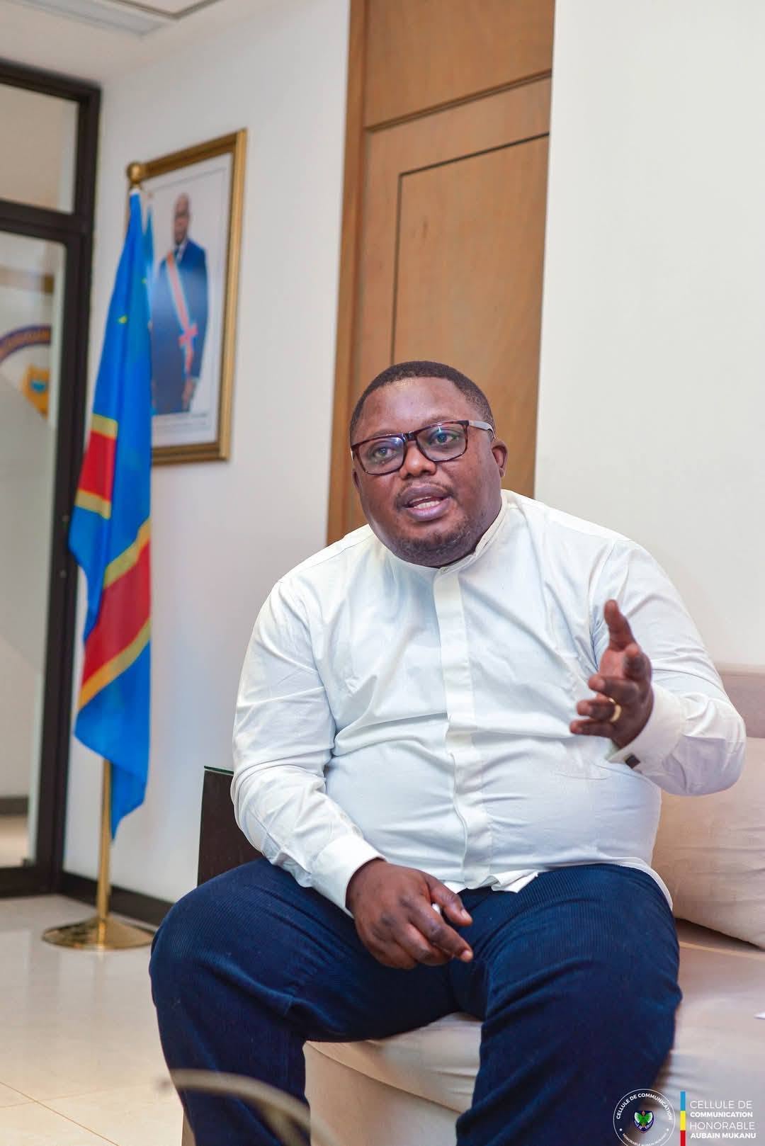 Président Aubain Mukanu en entretien